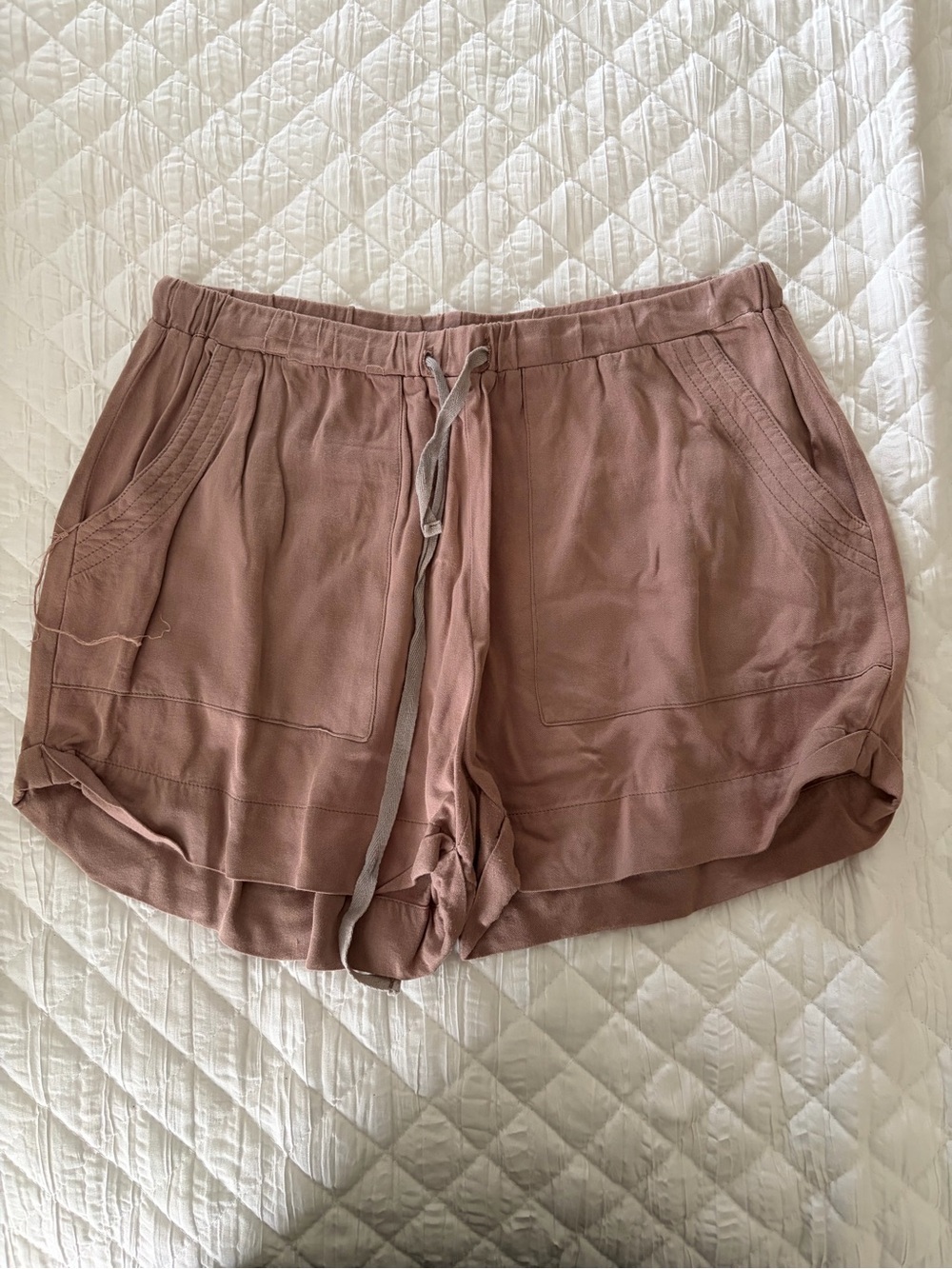 Womens Brow Drawstring Lounge Shorts
